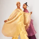 OBIAGELI SET – Luxury Raw Silk Playsuit & Pleated Organdy Bubu